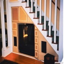 Staircase Media Center & Storage