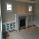 Fireplace Mantel & Shelving