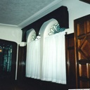 Solid Walnut Valance to match existing Walnut Wainscotting