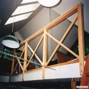 Fir Railing for Carriage House Loft