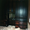 Dark Stained Office Bookcase