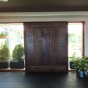 Custom Built Solid Walnut Front Door